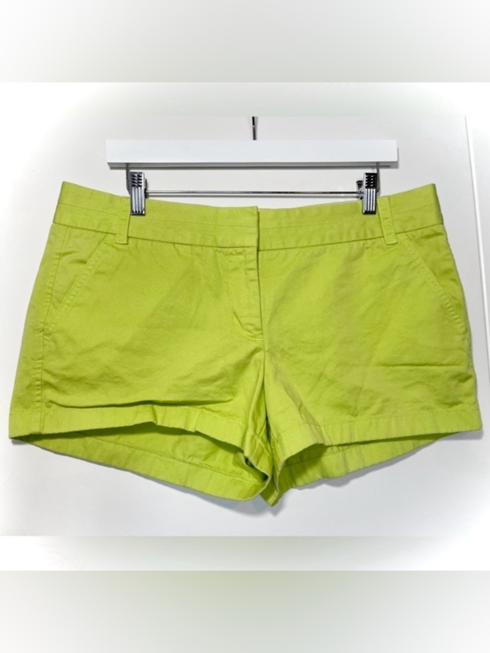 J.Crew Lime Green Women's Chino Shorts